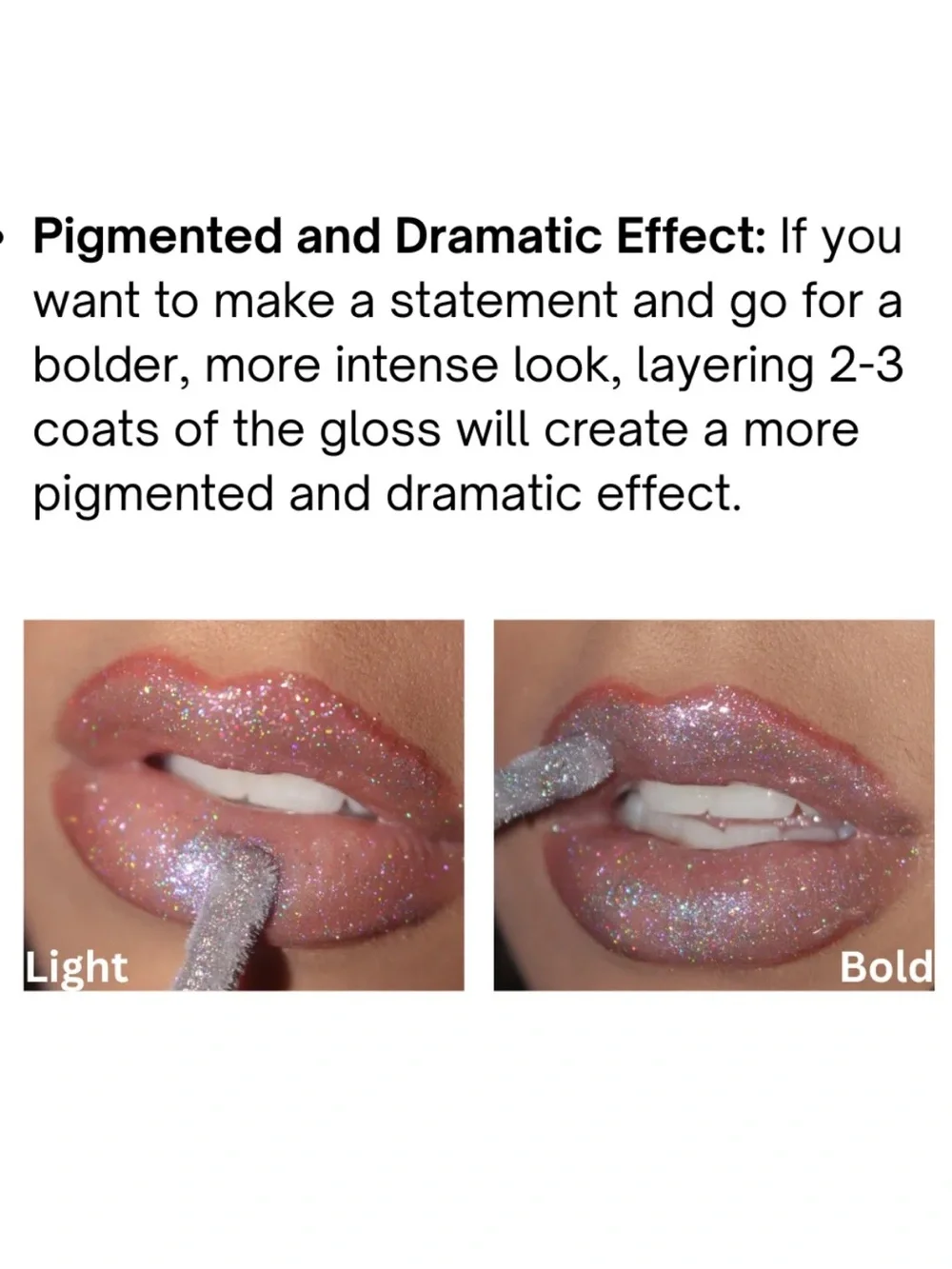 Queen Cosmetics. Stargazing. Diamond Shimmer High Shine Lip Gloss in Pink